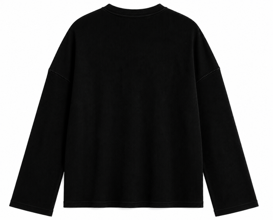 Black Henley Tee