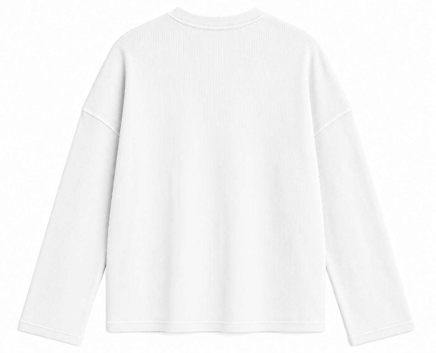 White Henley Tee