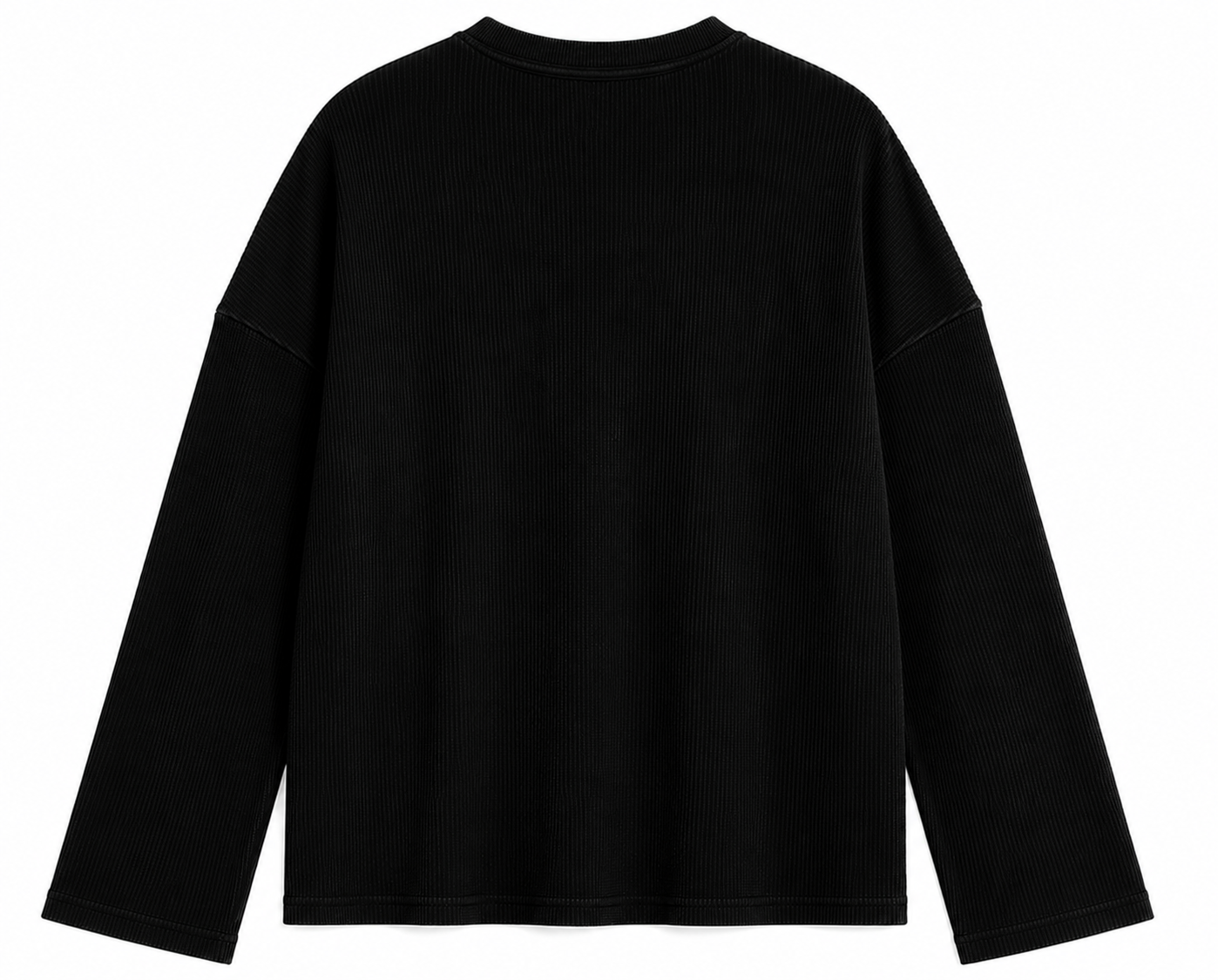 Black Henley Tee
