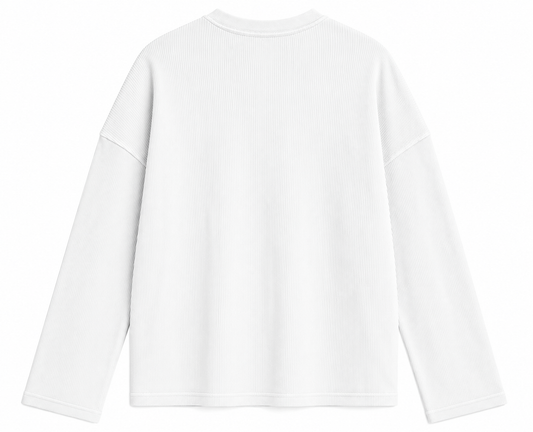 White Henley Tee