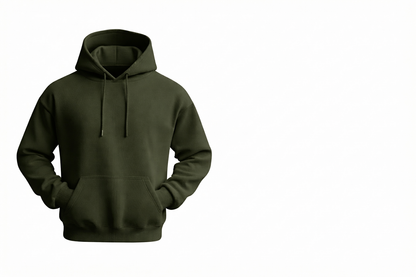 Premium Plain Hoodie – Solid Color, Soft Touch, Modern Fit