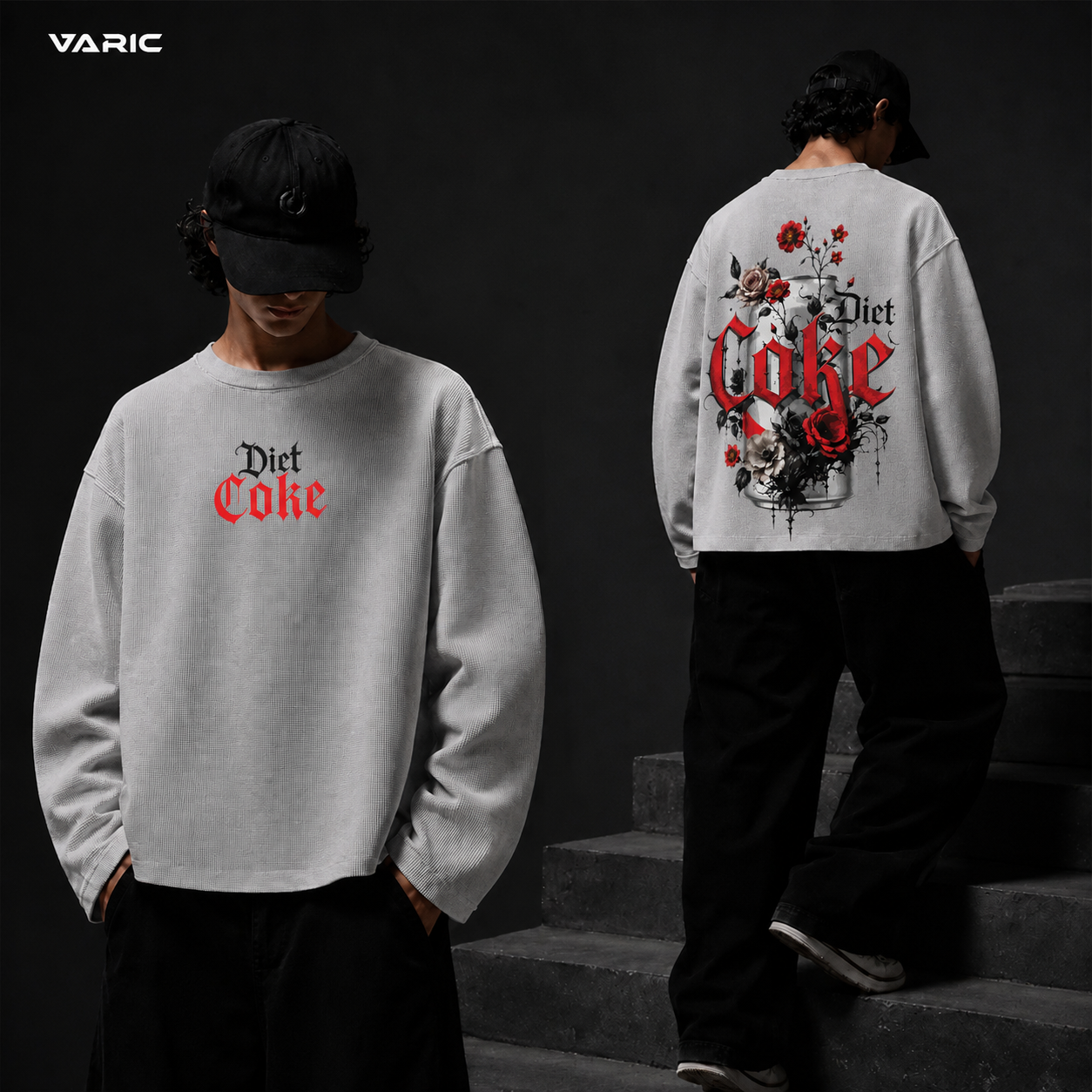 Diet Coke Waffle Knit