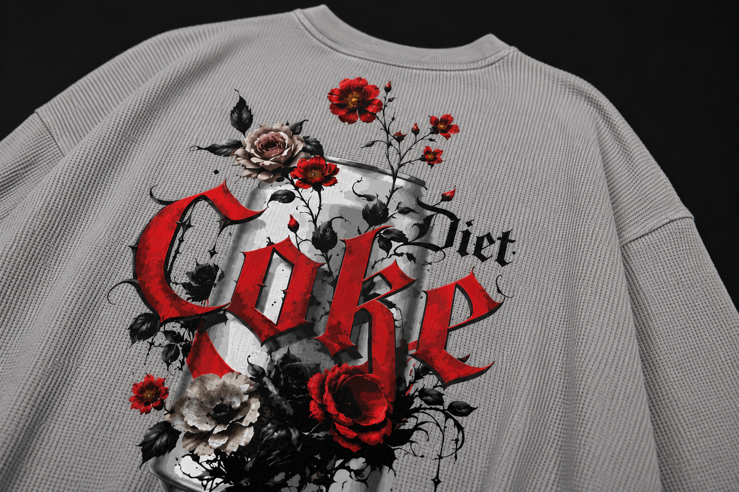 Diet Coke Waffle Knit
