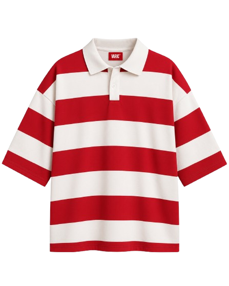 Red Stripe Polo