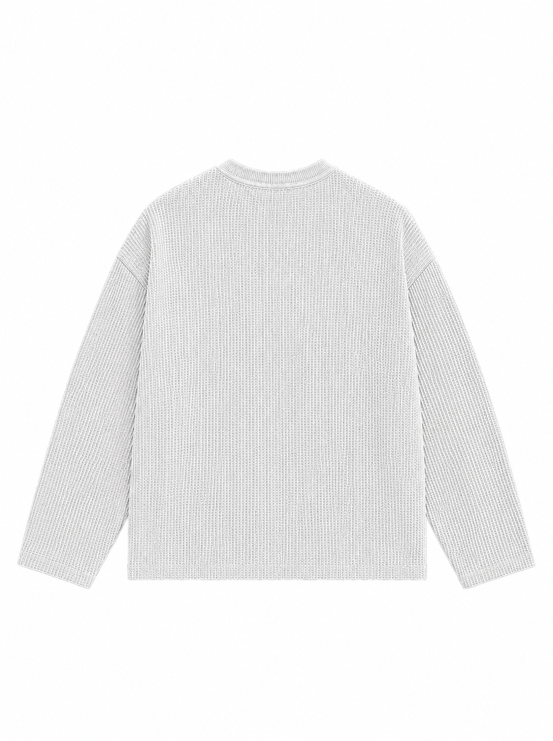 White Waffle Tee