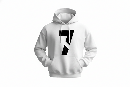 Unisex Number 7 Graphic Hoodie Sweatshirt – Premium Pullover Hoodie
