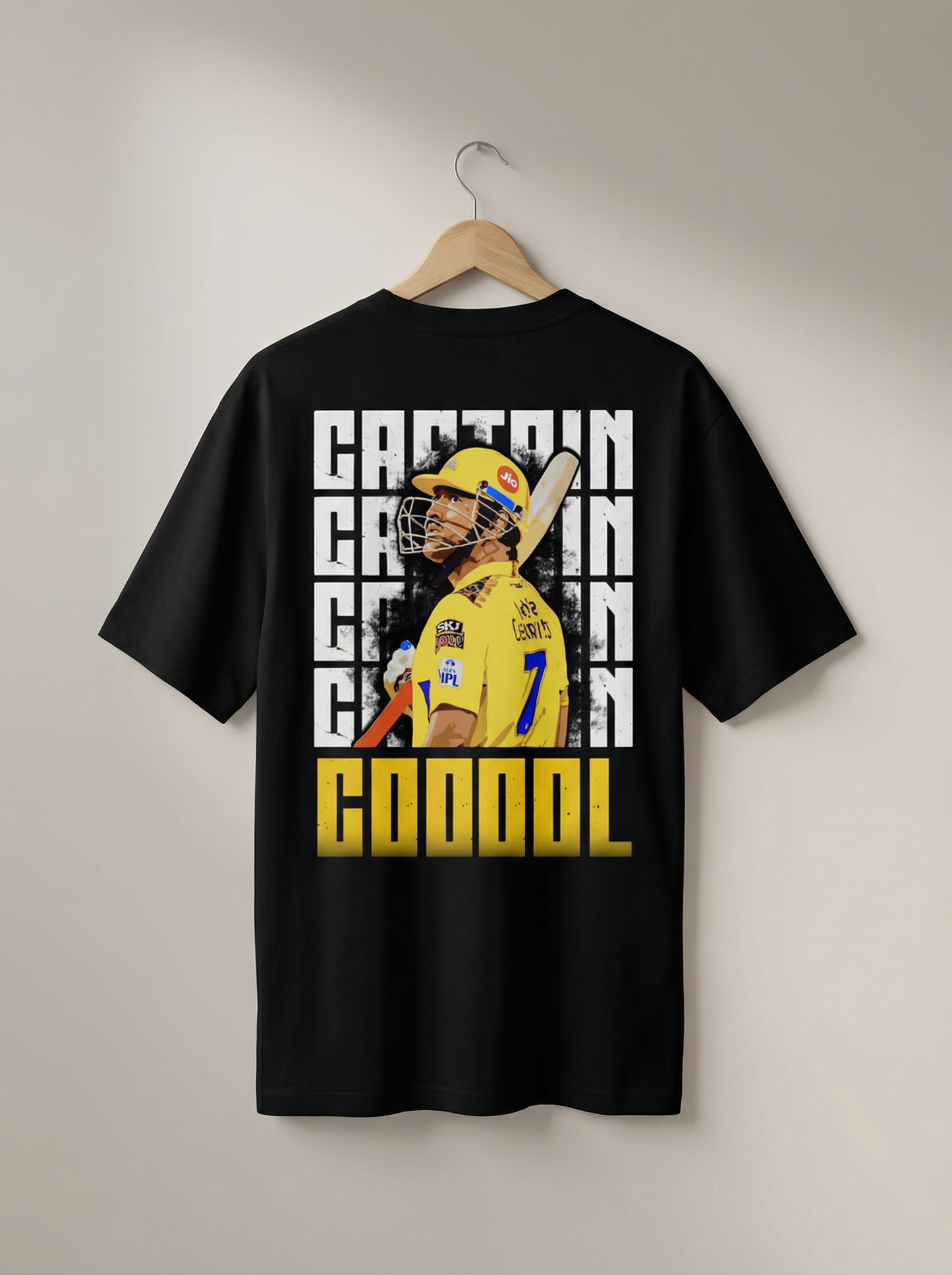 Captain Cool 07 Graphic Oversized T-Shirt Blank Edition