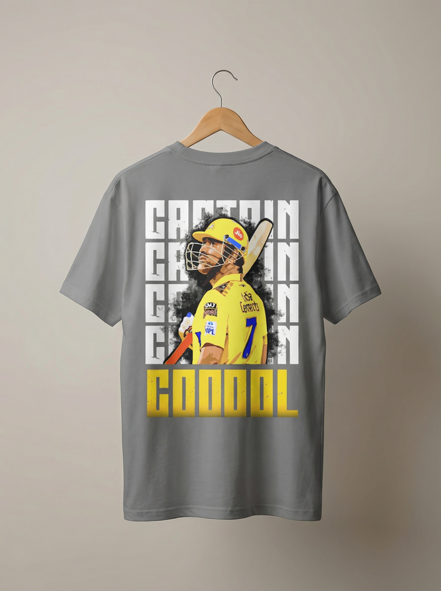 Captain Cool 07 Graphic Oversized T-Shirt