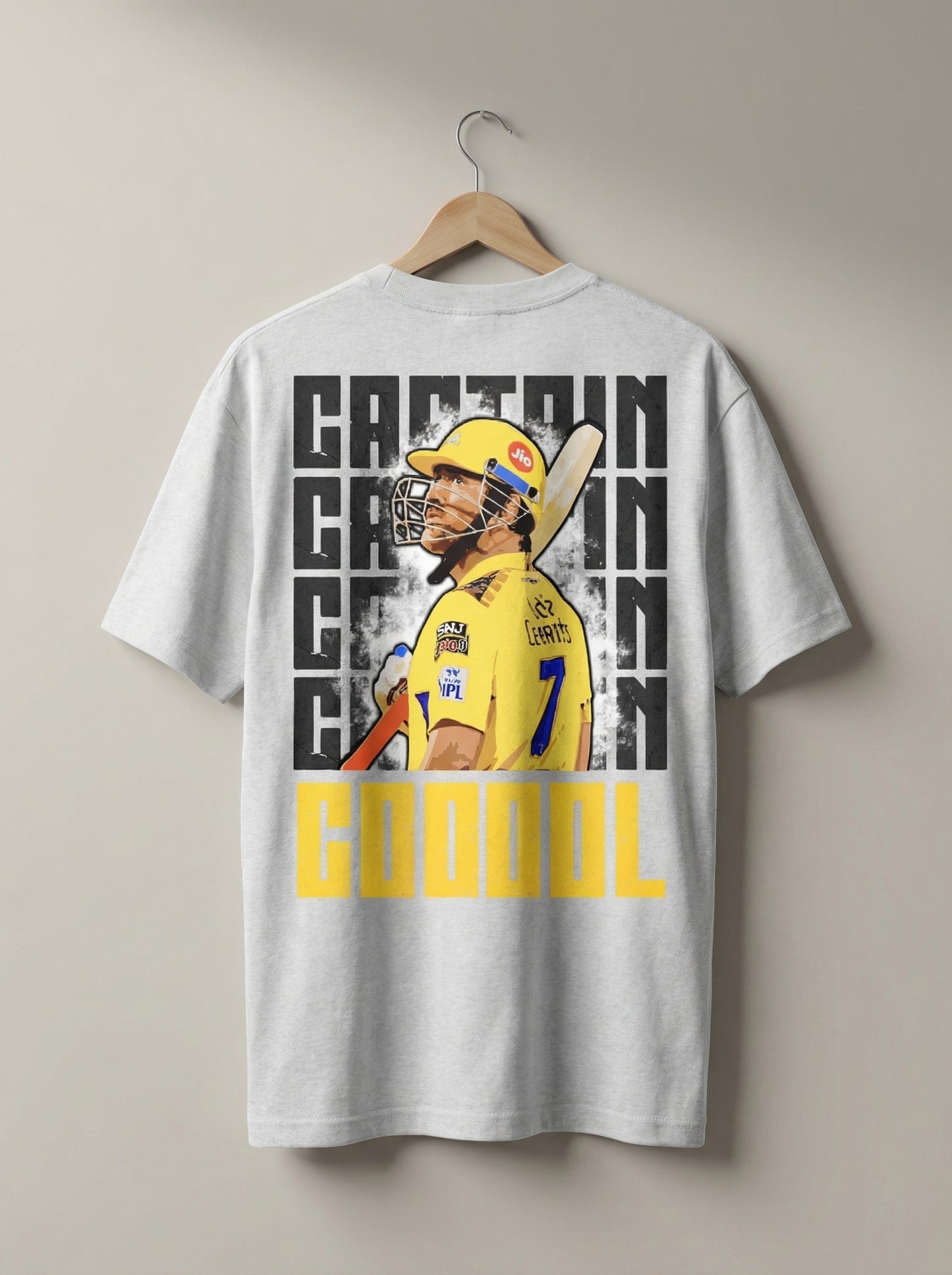 Captain Cool 07 Graphic Oversized T-Shirt