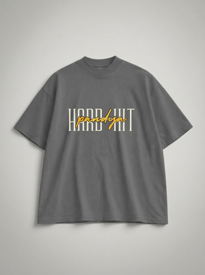 Oversized “Hard Hit Pandya” Signature Graphic T-Shirt