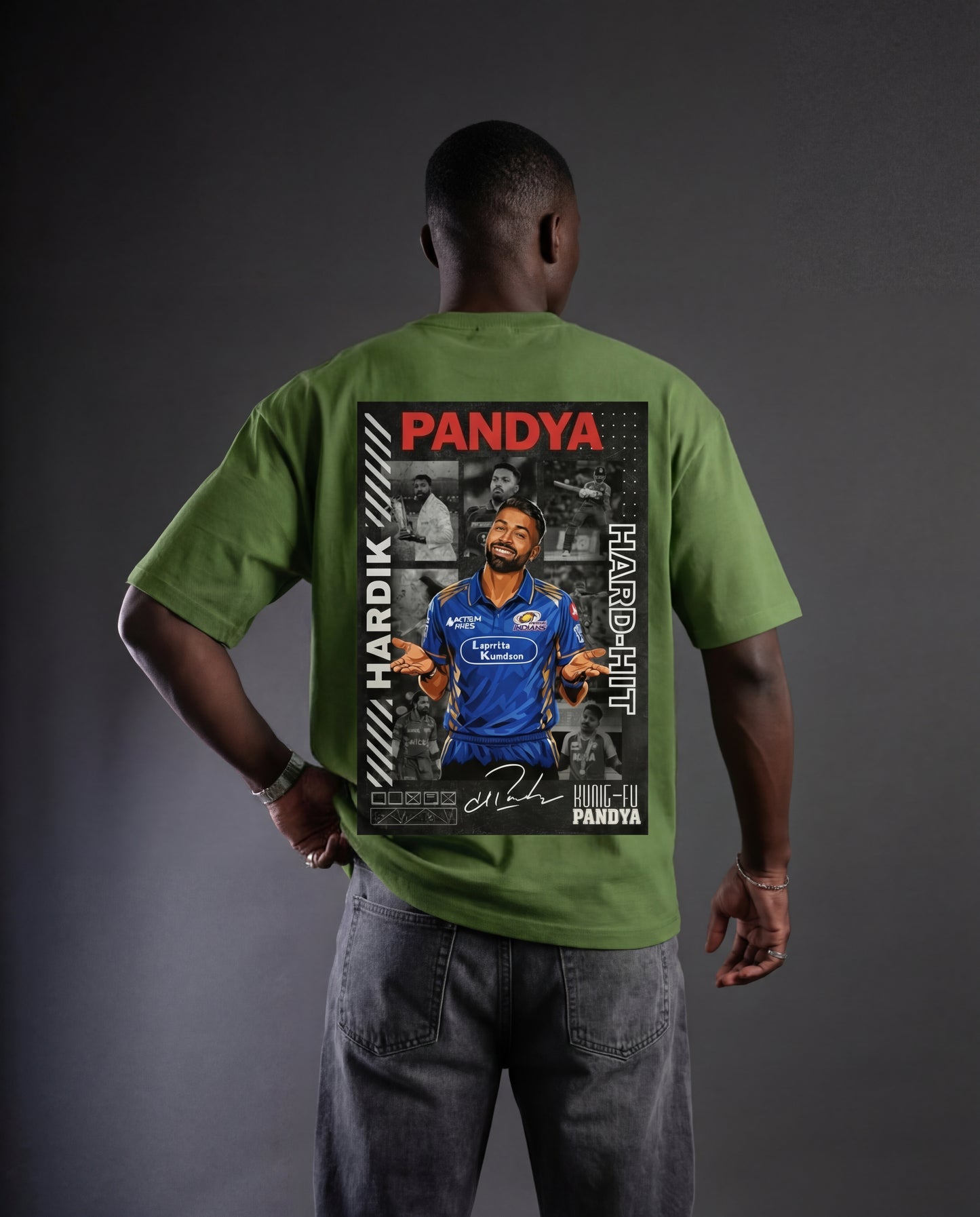 “Pandya Hard-Hit” Graphic Streetwear T-Shirt