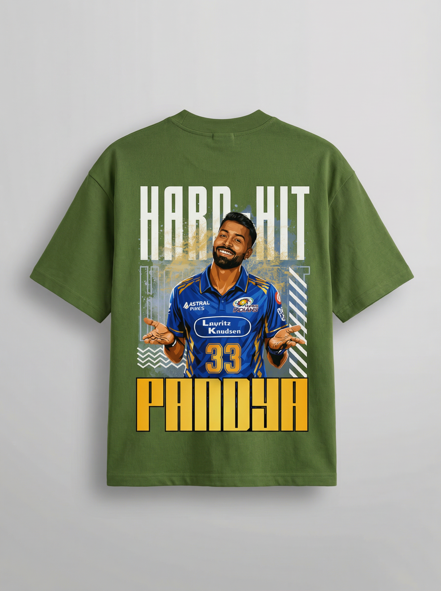 Hard Hit Pandya Oversized Graphic T-Shirt
