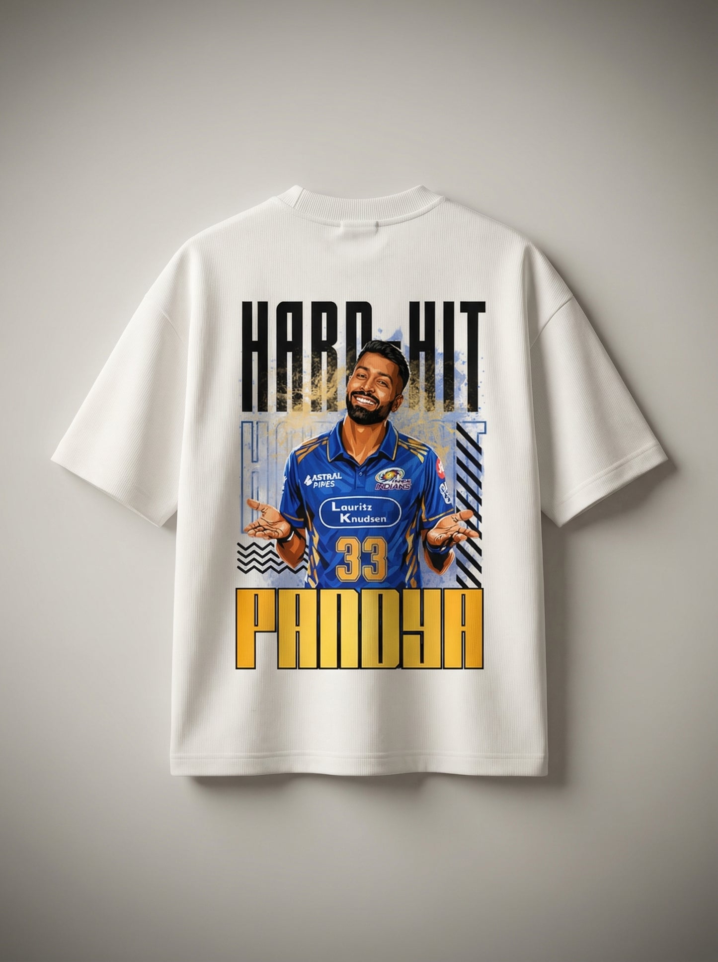 Hard Hit Pandya Oversized Graphic T-Shirt