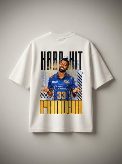 Hard Hit Pandya Oversized Graphic T-Shirt