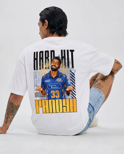 Hard Hit Pandya Oversized Graphic T-Shirt