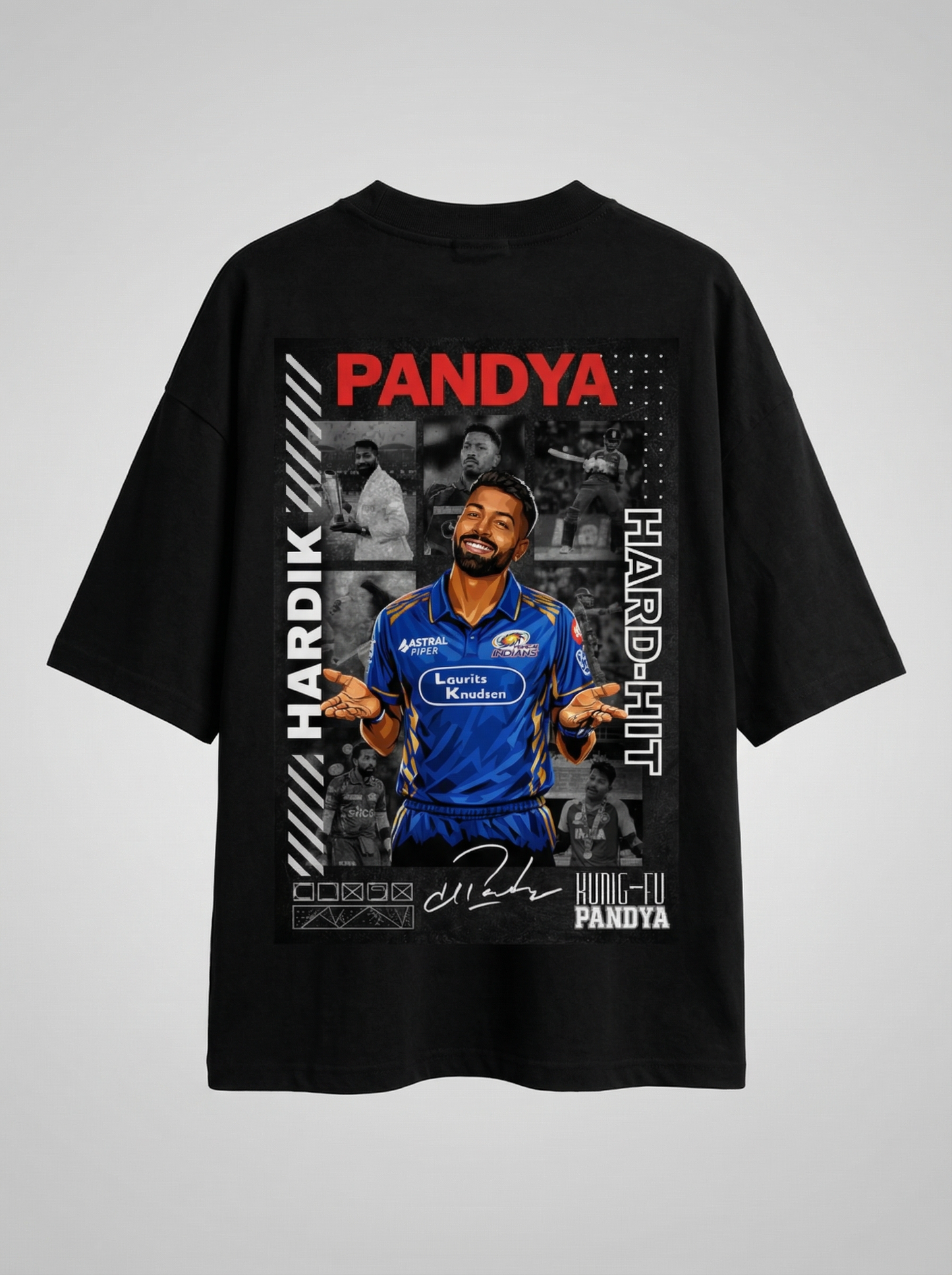 “Pandya Hard-Hit” Graphic Streetwear T-Shirt