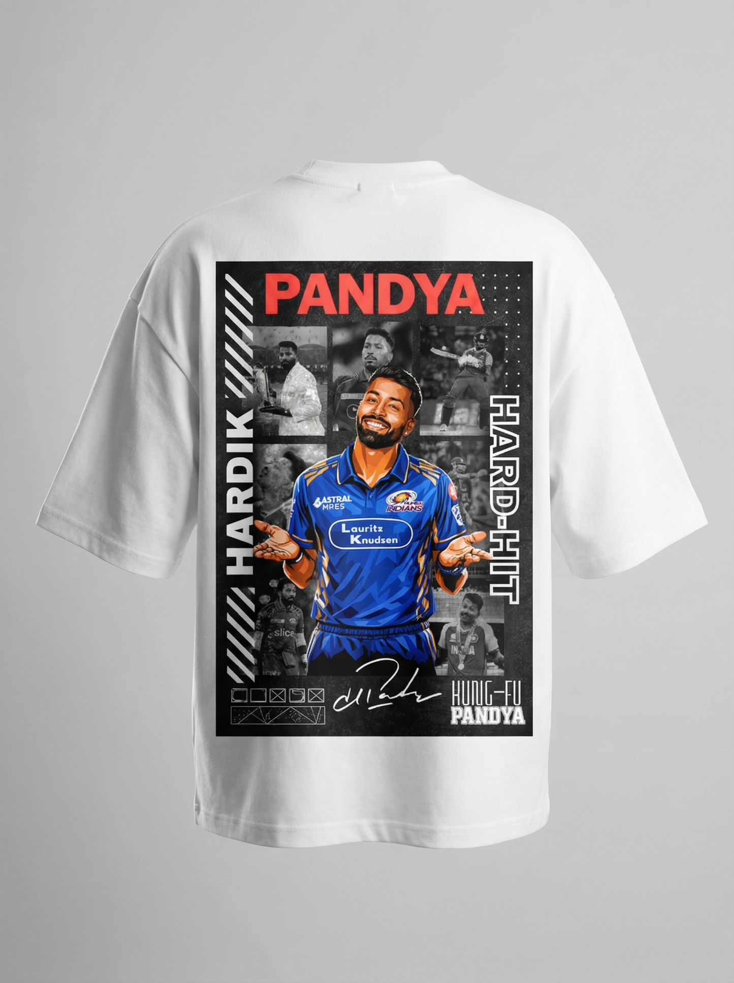 “Pandya Hard-Hit” Graphic Streetwear T-Shirt