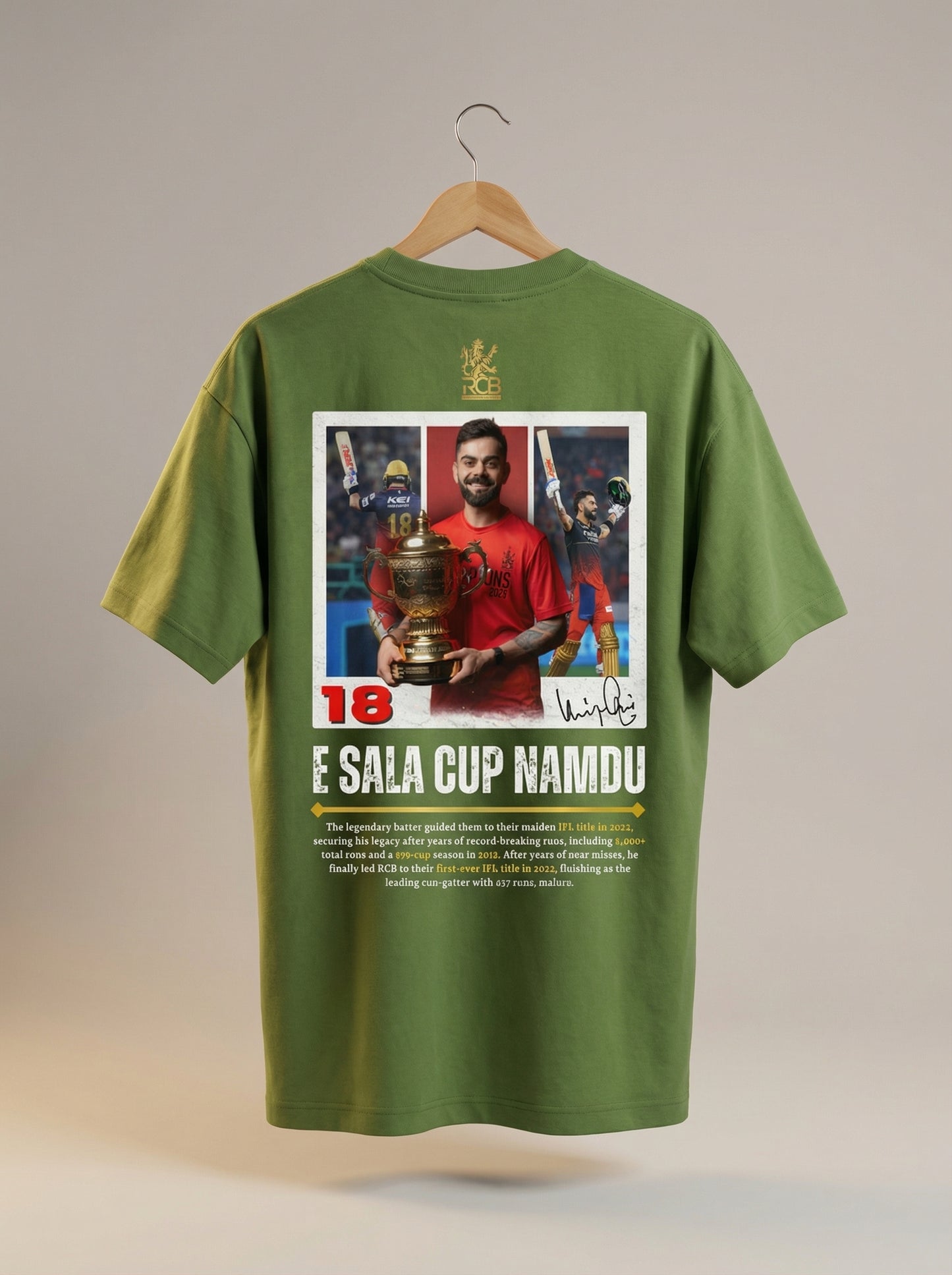 “18 – E Sala Cup Namdu” Legacy Graphic T-Shirt | Champion Edition