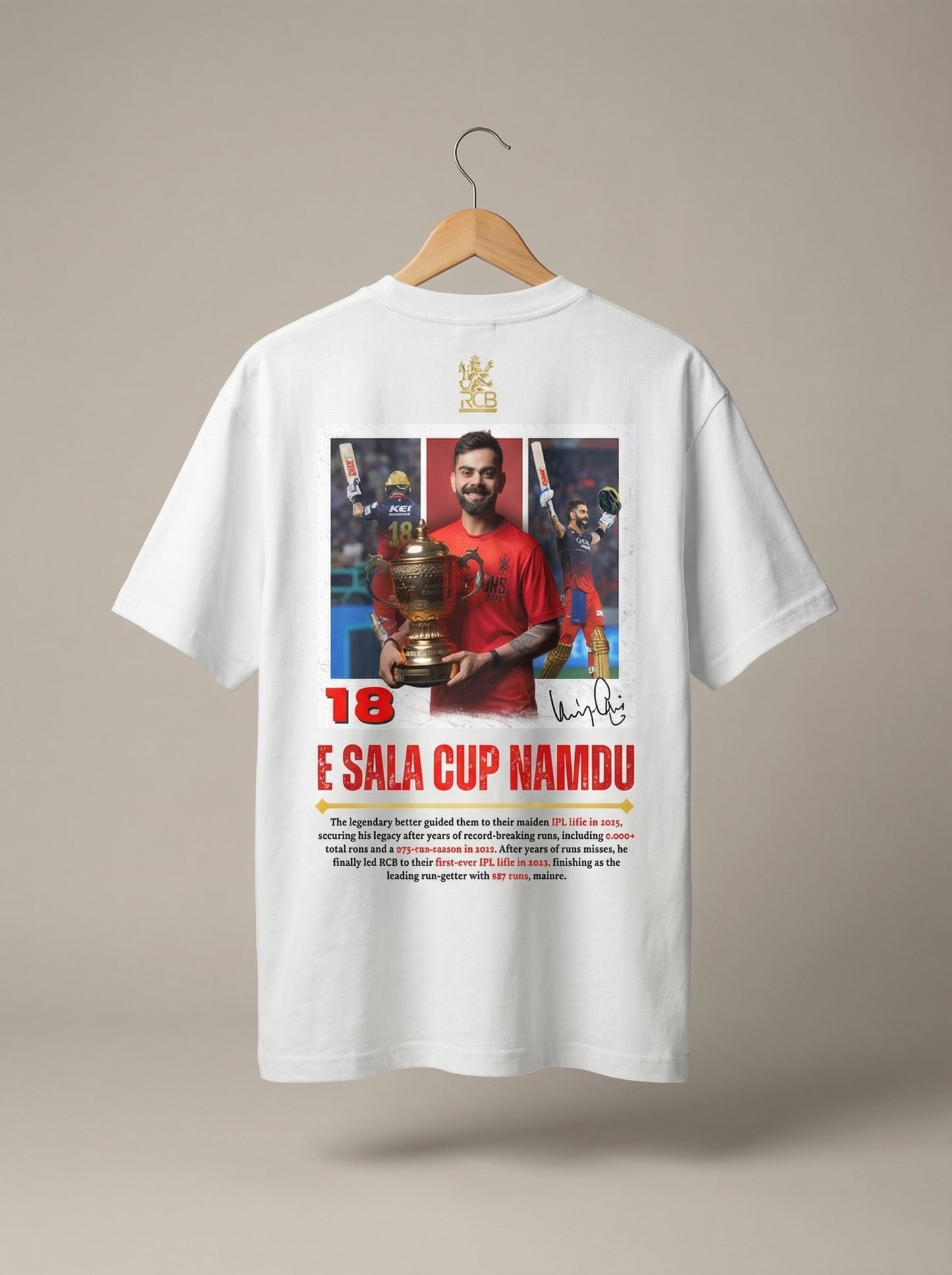 “18 – E Sala Cup Namdu” Legacy Graphic T-Shirt | Champion Edition
