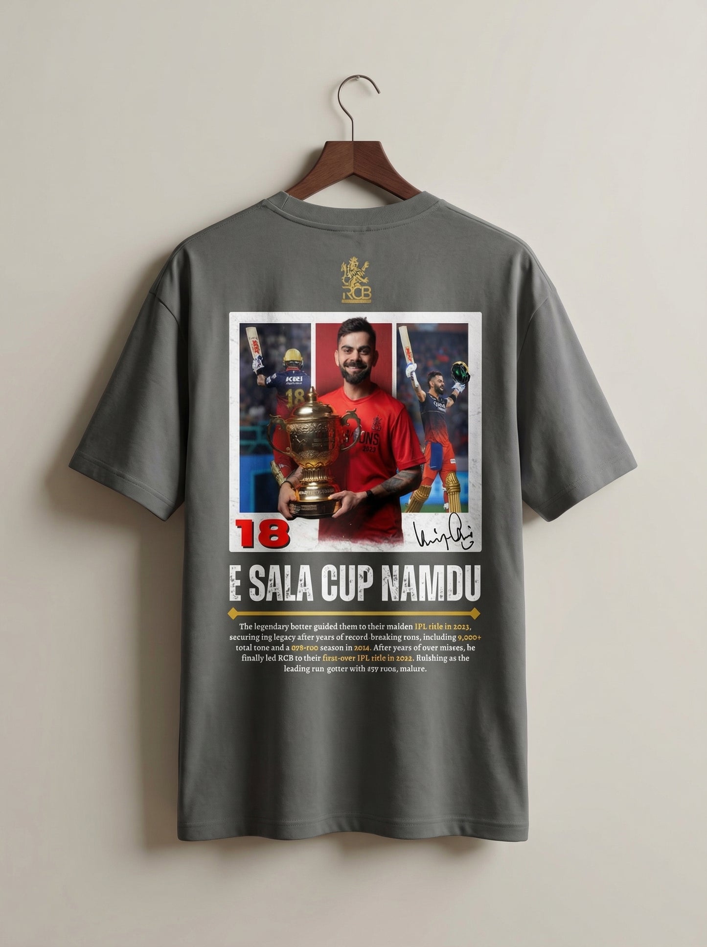 “18 – E Sala Cup Namdu” Legacy Graphic T-Shirt | Champion Edition