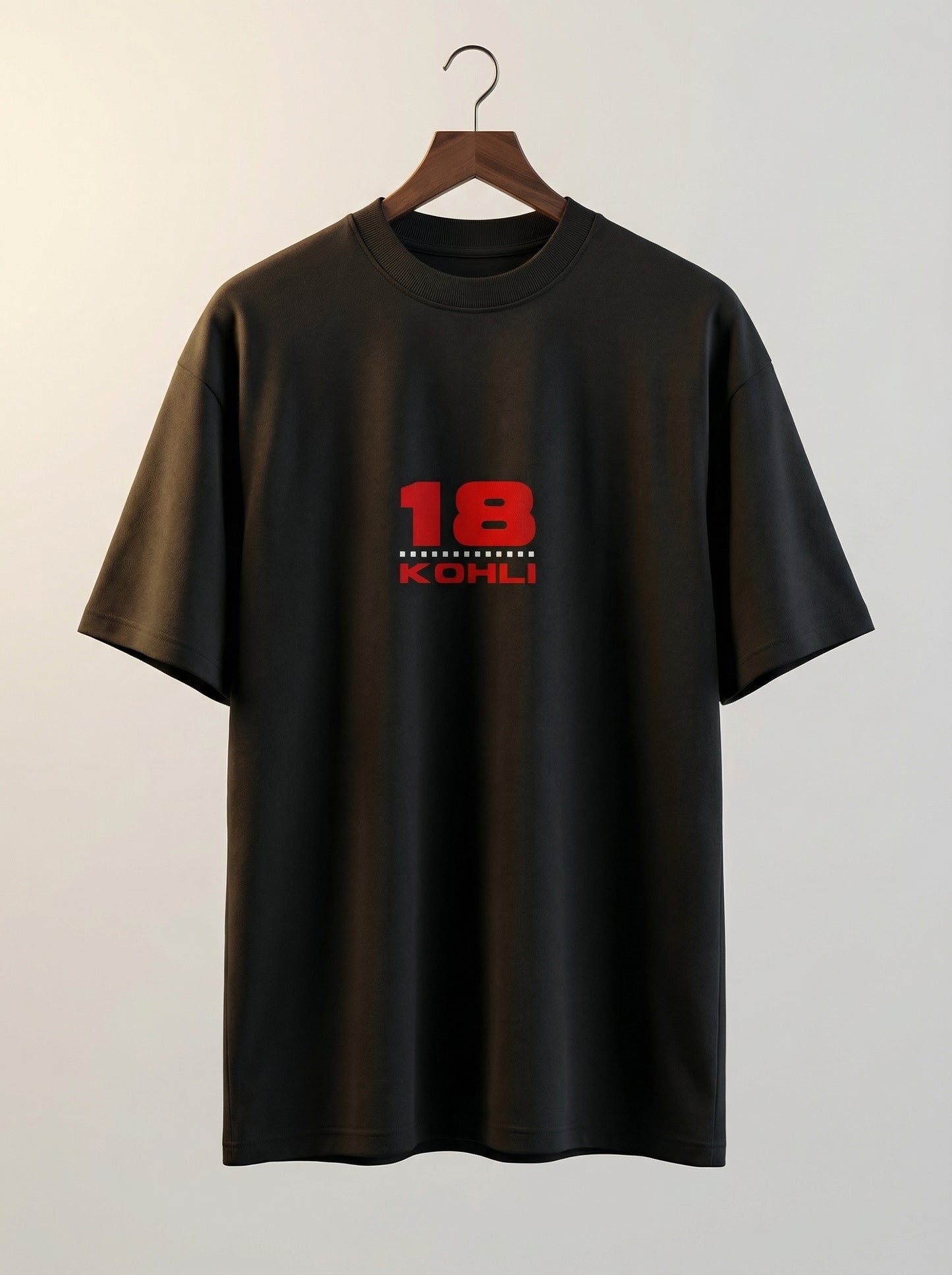“18 Kohli” Minimal Graphic T-Shirt – Iconic Streetwear Fit