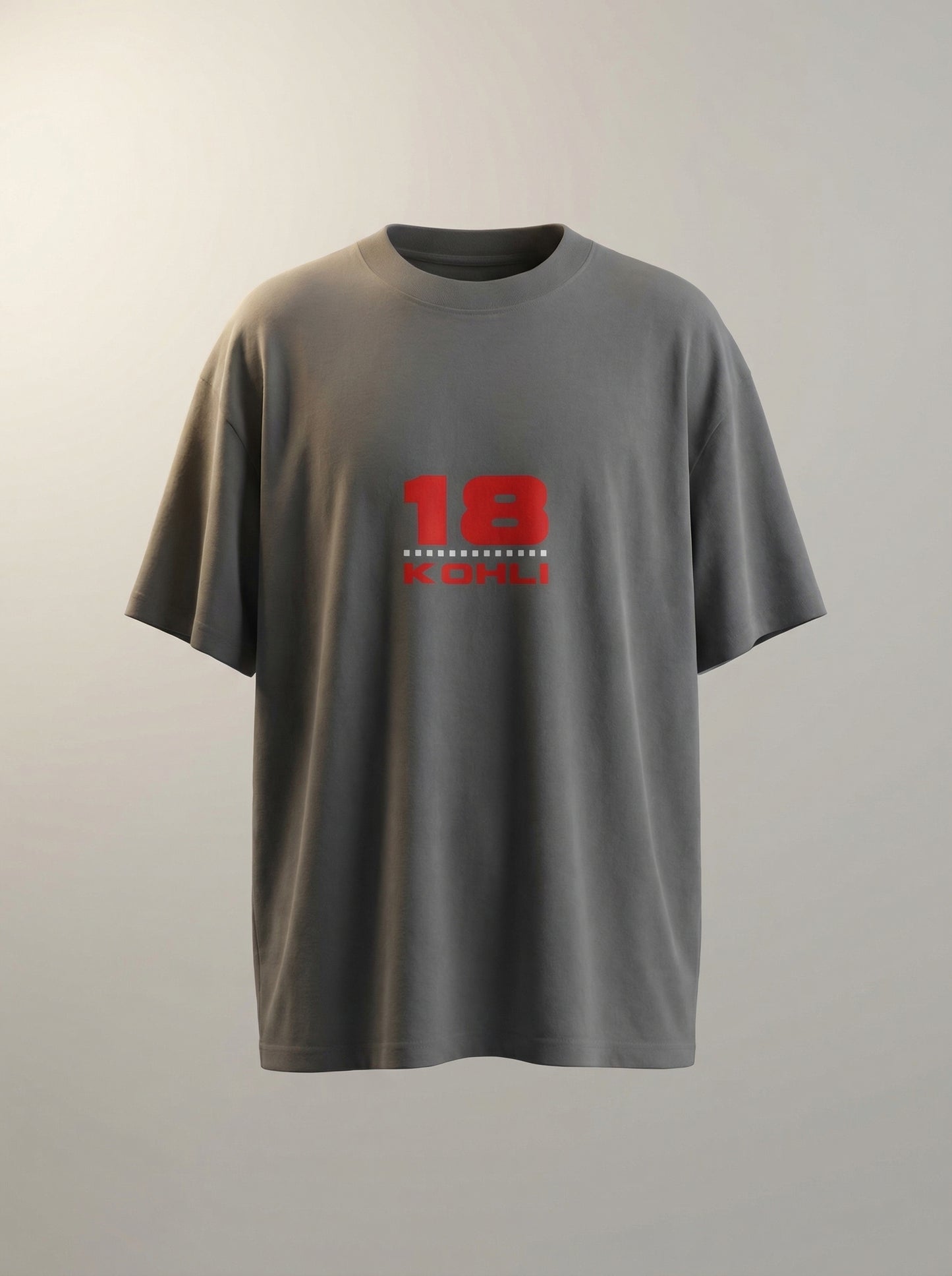 “18 Kohli” Minimal Graphic T-Shirt – Iconic Streetwear Fit