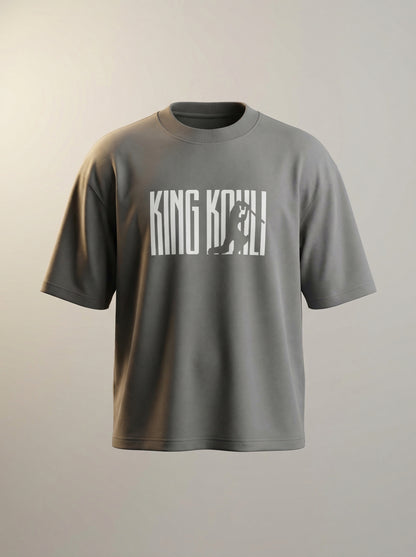 “King Kohli” Bold Red Graphic T-Shirt – Premium Streetwear