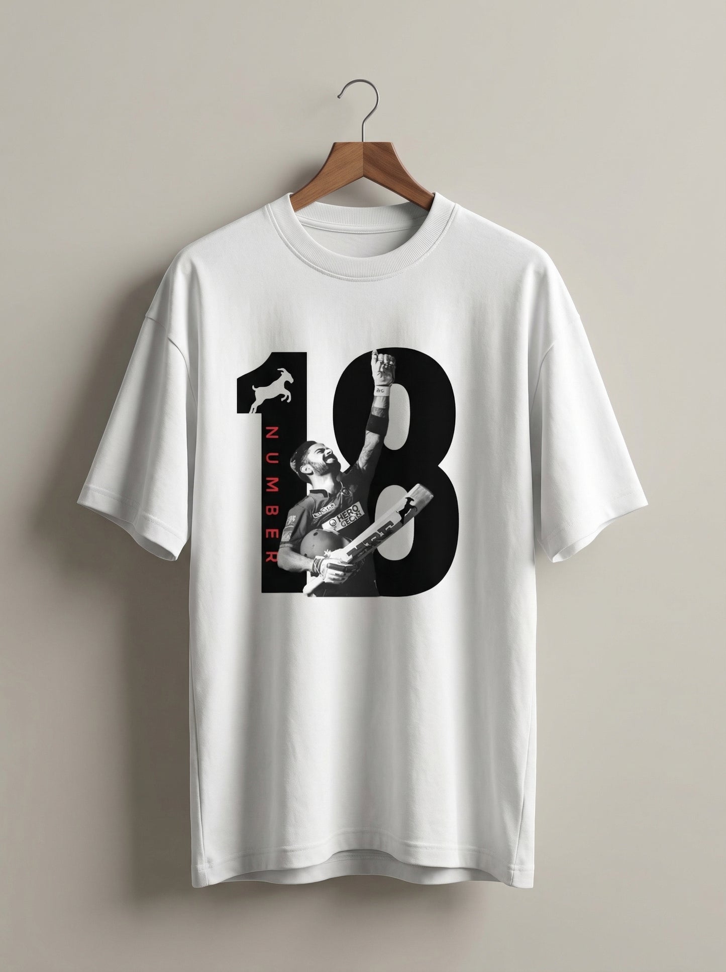 “18 Number” Graphic T-Shirt – Minimal Icon Streetwear
