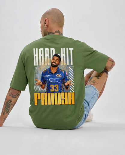 Hard Hit Pandya Oversized Graphic T-Shirt