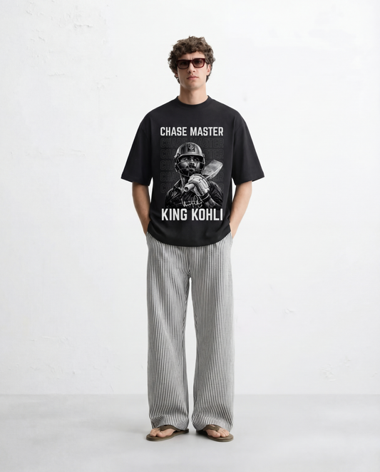 “Chase Master – King Kohli” Graphic T-Shirt | Bold Streetwear Edition