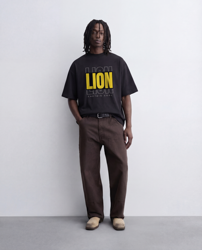 Lion – Captain Cool Graphic Oversized T-Shirt