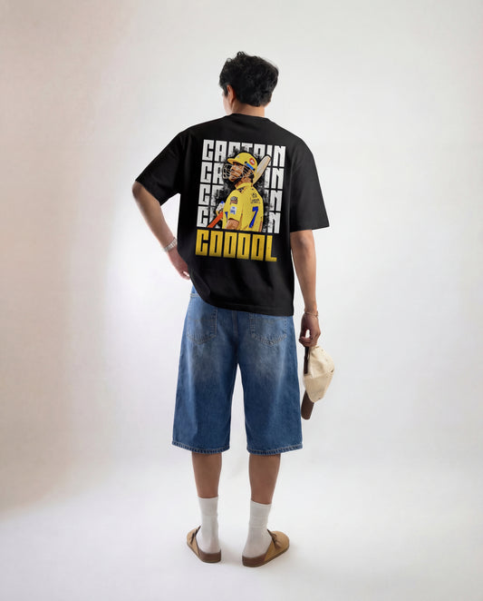 Captain Cool 07 Graphic Oversized T-Shirt Blank Edition