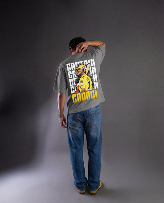 Captain Cool 07 Graphic Oversized T-Shirt