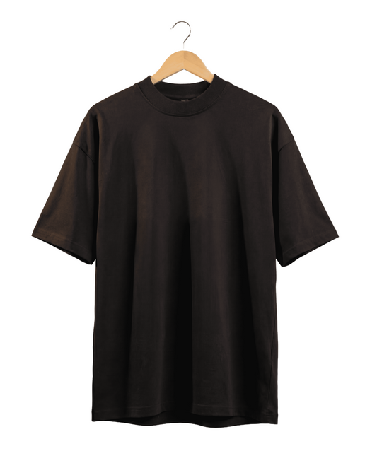 Black Heavyweight Oversized Tee