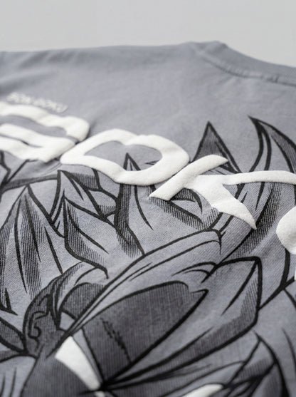 A Goku Acid Wash Puff Oversized Tee