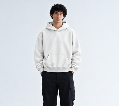 White Heavyweight Hoodie