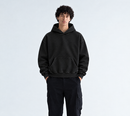 Black Heavyweight Hoodie