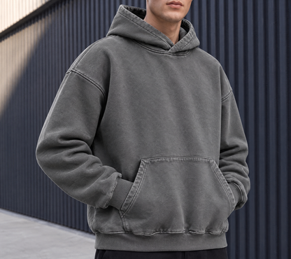 Grey Heavyweight Hoodie