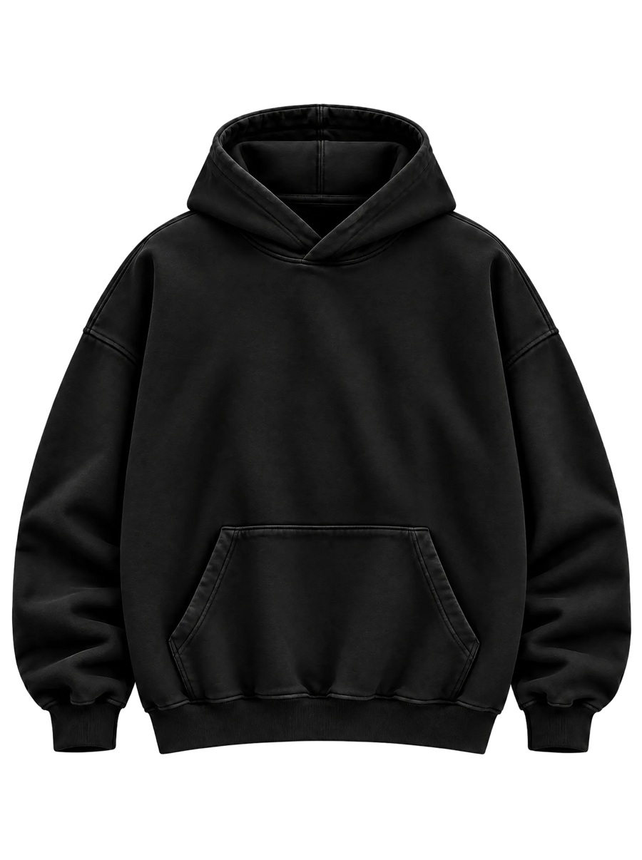 Black Heavyweight Hoodie