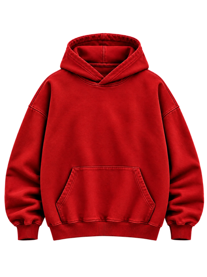 Red Heavyweight Hoodie