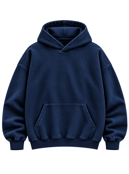 Navy Blue Heavyweight Hoodie