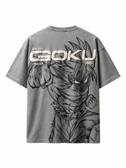 Goku Acid Wash Tee
