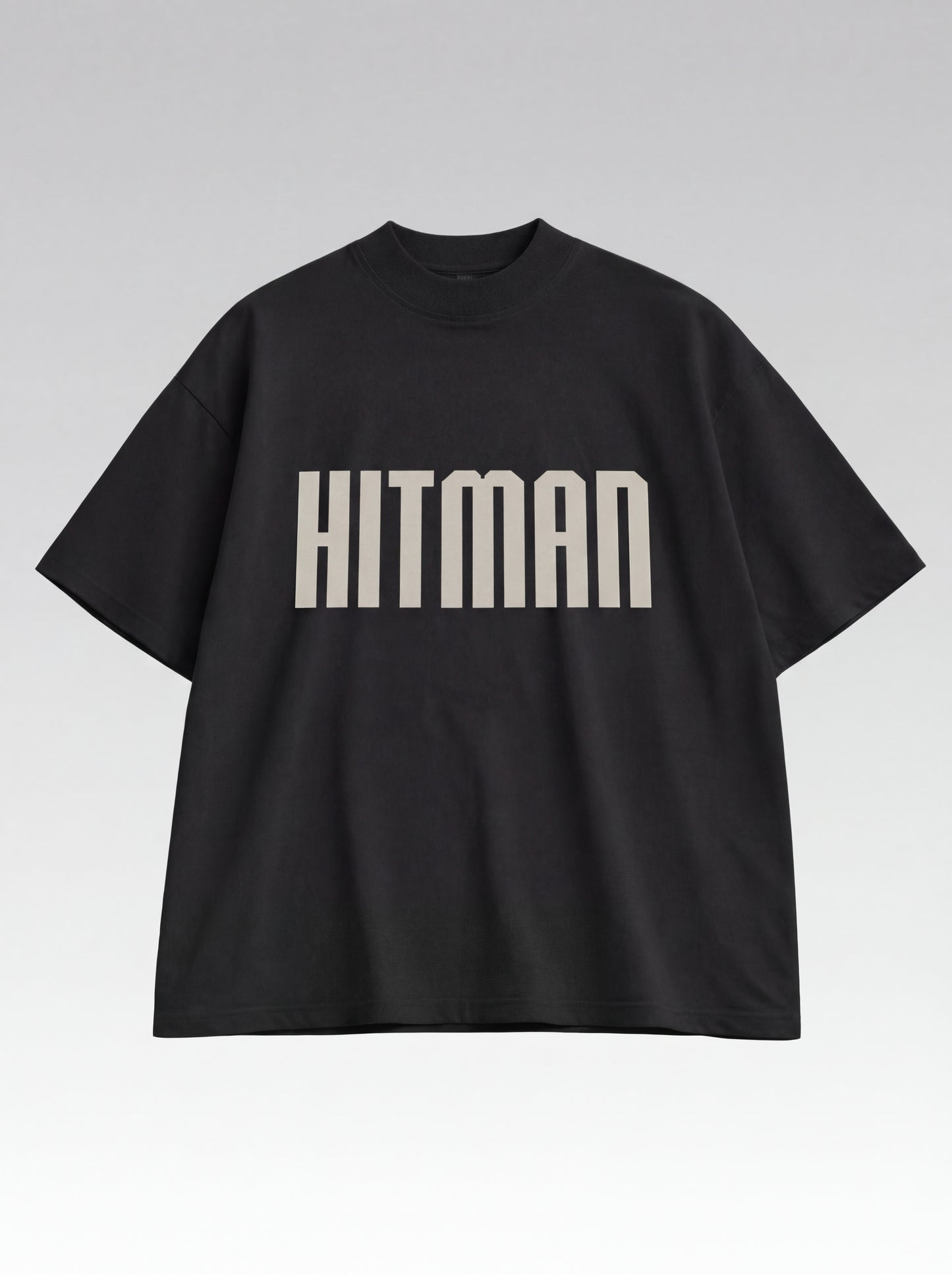 Hitman Oversized T-Shirt – Minimal Bold Streetwear Graphic Tee