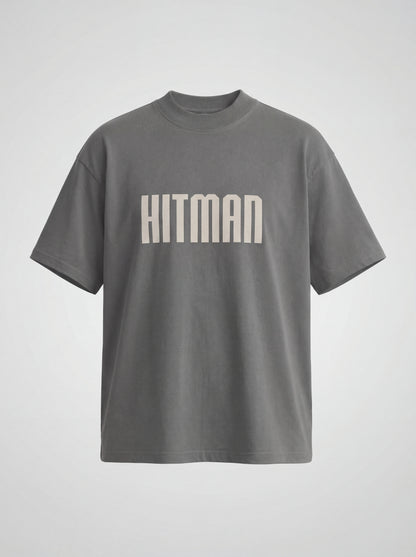 Hitman Oversized T-Shirt – Minimal Bold Streetwear Graphic Tee