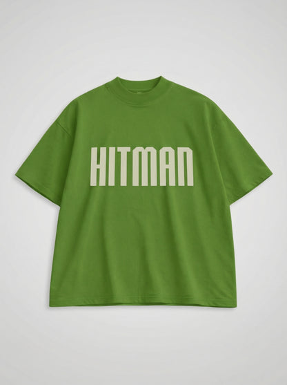 Hitman Oversized T-Shirt – Minimal Bold Streetwear Graphic Tee
