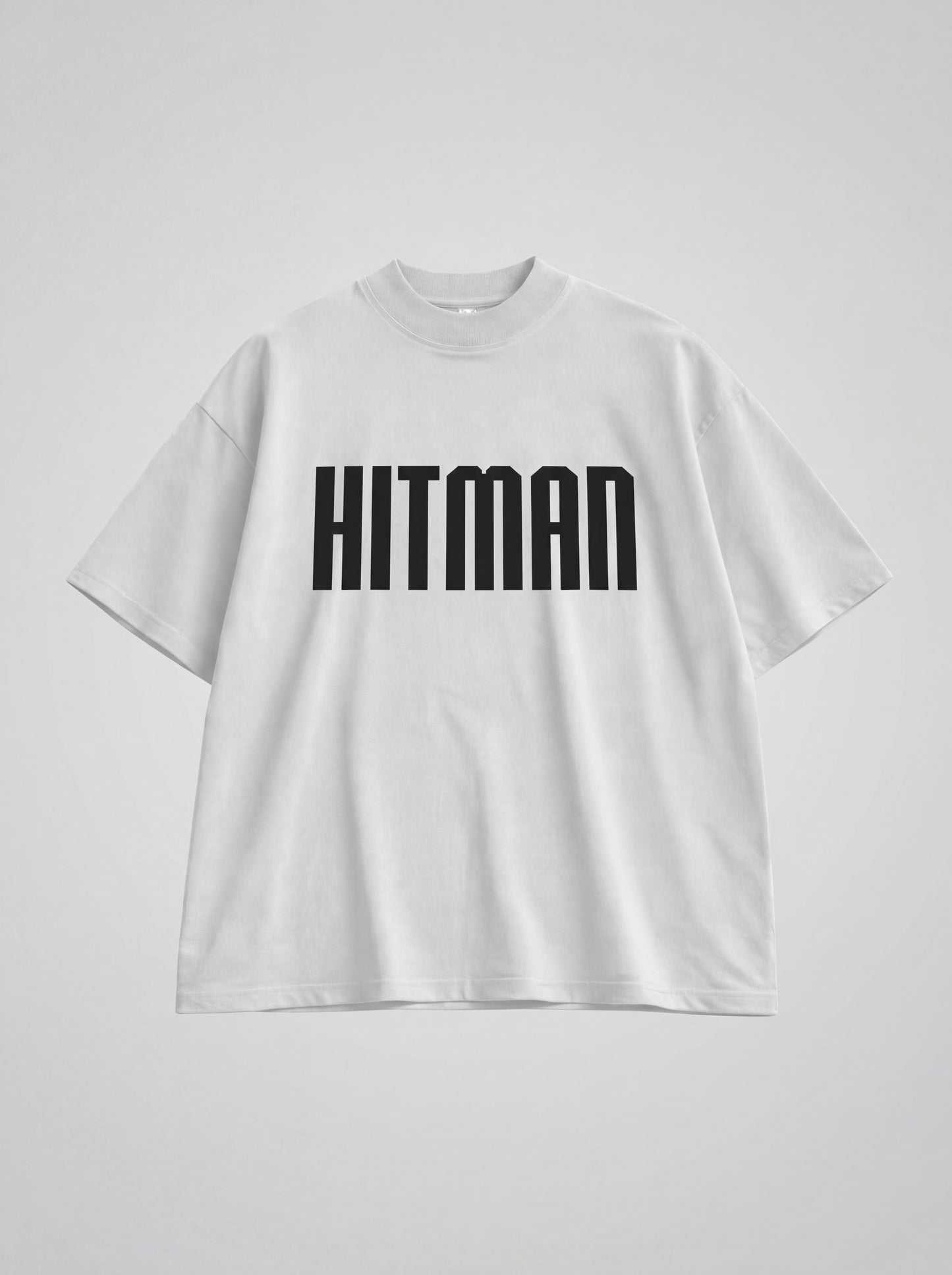 Hitman Oversized T-Shirt – Minimal Bold Streetwear Graphic Tee