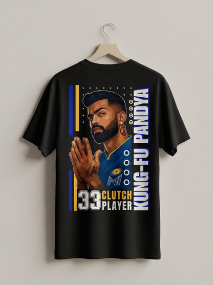 Kung-Fu Pandya Clutch Player Oversized T-Shirt