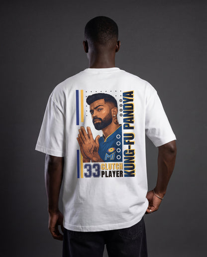 Kung-Fu Pandya Clutch Player Oversized T-Shirt