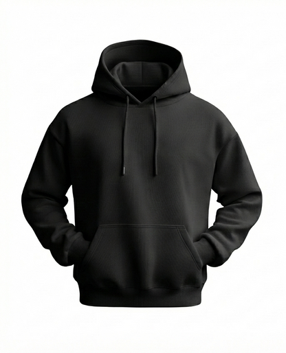 Premium Plain Hoodie – Solid Color, Soft Touch, Modern Fit